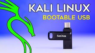 How to Make Kali Linux Bootable USB Drive (Installer Version) - Quick Way