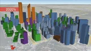 Lower Manhattan Growth Animation (1840-2020)