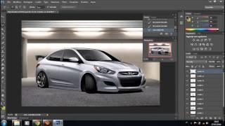 Hyundai Accent 2013 Virtual Tuning Photoshop