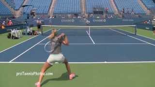 Maria Sharapova 2013 USO practice