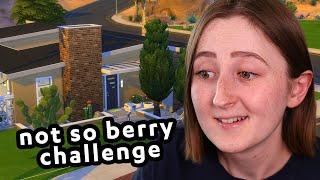 building my sims a new house for the not so berry challenge