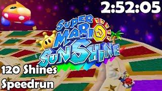120 Shines in 2:52:05 ~ Super Mario Sunshine Speedrun