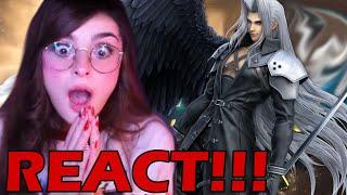 SEPHIROTH BREAKS SMASH BROS ULTIMATE ( REACTION )