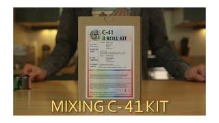 Mixing the C-41 kit by Flic Film