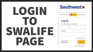 Swalife Login Page | South West Airlines Login Page | Swalife.com