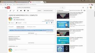 Como insertar un video en Wordpress