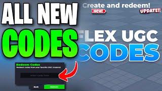 *NEW* FLEX UGC CODES IN ROBLOX FLEX UGC CODES 2025  FLEX UGC CODES ROBLOX 2025