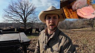 Christmas on the farm & preparing our prime rib!