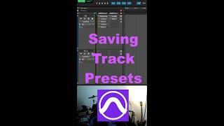 Saving Track Presets in #protools