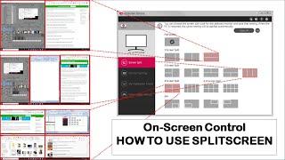 LG OnScreen Control & Split Screen installation & usage | Windows 10