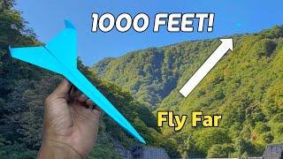 Paper Planes 1000 FEET, how to make a paper airplane that flies far