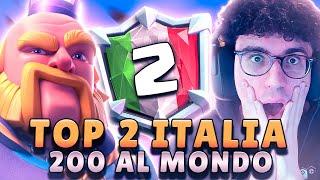 TOP 2 ITALIA E 200 AL MONDO CON GR CYCLE 3.0! - CLASH ROYALE ITA