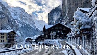 Lauterbrunnen  | Magical land of Switzerland | Winter ️