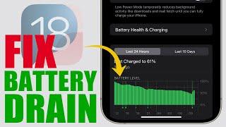 iOS 18 Battery Saving Tips THAT WORK (Fix Battery Drain on iPhone)