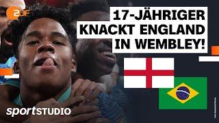 England – Brasilien Highlights | Freundschaftsspiel | sportstudio