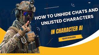 How to Unhide Chats and Unlisted Characters in Character AI