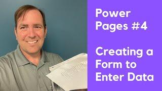 [Power Pages Tutorial #4] Creating a Power Page Basic Forms to Insert Data