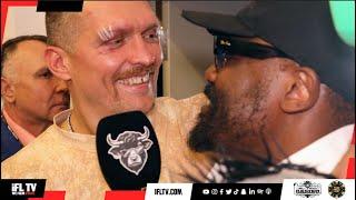 'DID YOU LIKE THAT KNOCKDOWN & COUNT?' - OLEKSANDR USYK QUESTIONED BY DERECK CHISORA AFTER FURY WIN