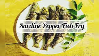 Sardine Pepper Fish Fry | Pepper Fish Fry | Quick Fish Fry Recipe