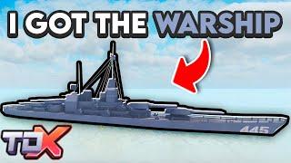 I Got Warship in TDX - Roblox TDX