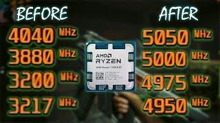 Ryzen 7 7800X3D Low Clock Speeds | SIMPLE FIX