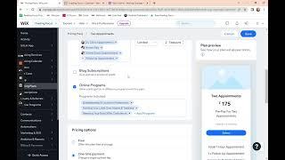 Wix Tutorial   Adjusting Pricing Plans, Packages & Memberships
