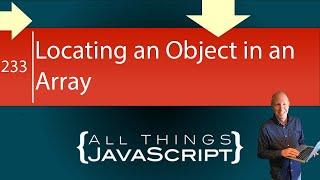 JavaScript Tip: Locating an Object in an Array
