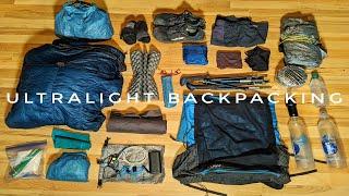 Ultralight Backpacking Gear List (9 lbs / 4 kg)