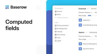 How to use computed fields in Baserow