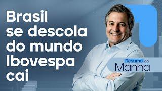  03/04/2024 Brasil se descola do mundo e Ibovespa cai | Resumo da Manhã