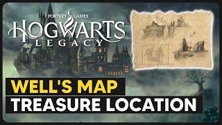 Hogwarts Legacy - Well's Map Treasure Location (Well, Well, Well Side Quest)