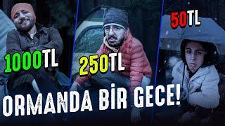 UCUZ ORTA PAHALI! ISSIZ ORMANDA BİR GECE GEÇİRMEK! (YANGIN ÇIKIYORDU!) | Burak Şentürk