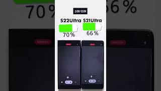 Samsung Galaxy S22 Ultra vs. Samsung Galaxy S21 Ultra Battery Test Subscribe for more 