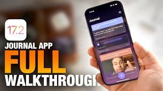 Apple's NEW Journal App - Full Walkthrough in iOS 17.2