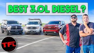 Ram vs Ford vs Chevy - What's The Best Affordable Diesel Half-Ton Truck?