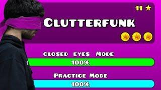 Geometry Dash - Level 11 Clutterfunk Closed Eyes