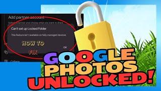 Google Photos locked folder won't open! | How to fix Google Photos locked folder not opening error?