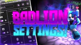 Best BADLION CLIENT settings for Minecraft... | Badlion Profile RELEASE!!