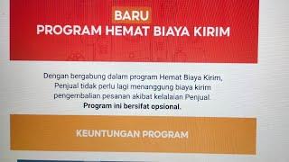 kebijakan baru , penjual wajib simak! PROGRAM HEMAT BIAYA KIRIM SHOPEE