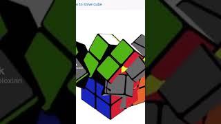 Tutorial how to solve a rubix cube