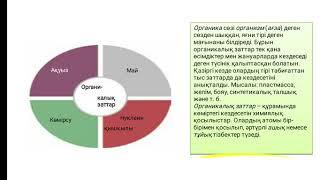 Заттардың жіктелуі. Органикалық және бейорганикалық  заттар, 6-сынып, жаратылыстану