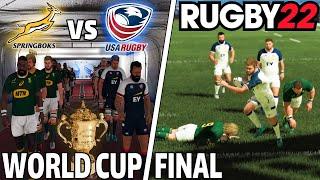 Can USA become the WORLD NUMBER 1? | USA vs Springboks | Rugby 22 - Legend Difficulty Gameplay