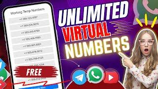 New Method | Create UNLIMITED Telegram, WhatsApp Accounts Free On USA Numbers | OTP/SMS Verification