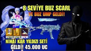 YENİ NİHAİ KAR YILDIZI SETİ VE BUZ SCARL GELDİ (45.000) UC | HEPSİNİ ALDIM PUBG MOBİLE