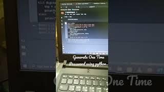 Generate OTP by using Python Code..️