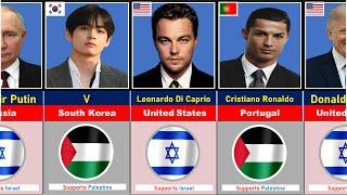 Celebrities Supporting Palestine and Israel