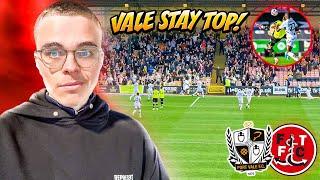 PORT VALE STAY TOP OF SKY BET LEAGUE TWO! | PORT VALE 3-1 FLEETWOOD TOWN VLOG