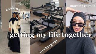 getting my life together after a slump  clean with me, productivity + working out