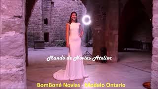 Vestido Novia Ontaria de BomBoné Novias en Mundo de Novias Atelier