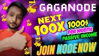 Join GAGANODE TO Earn 1000$ A Month | GAGA PRO AIRDROP MINING IS LIVE 